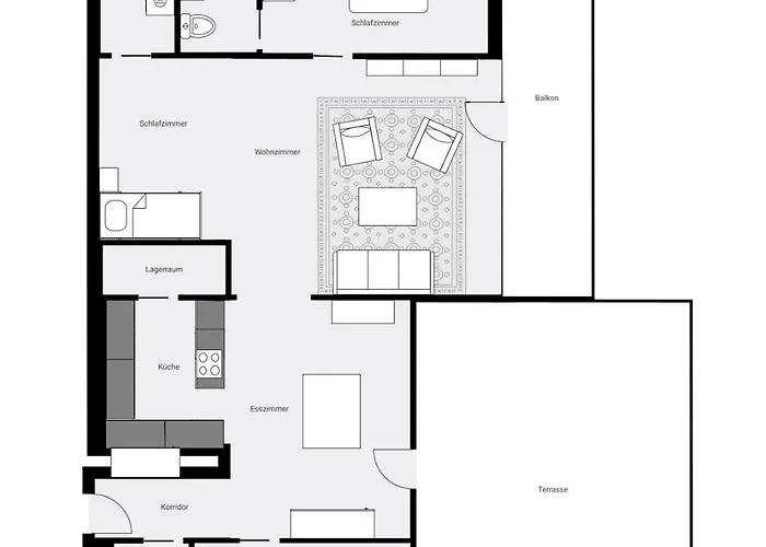 Swiss Horizon - Bergsuite 112 M2 Mit 2 Ensuite-baedern & 52 M2 Terrassenflaeche